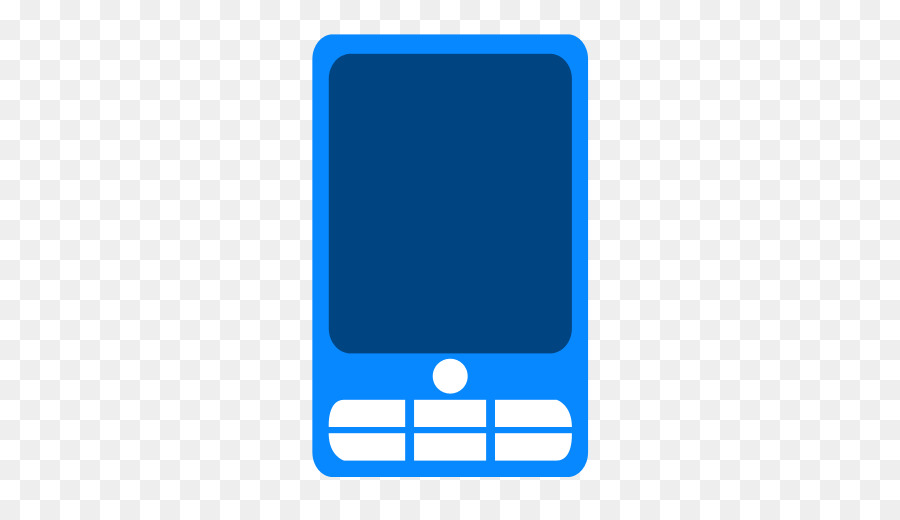 Синий значок айфон