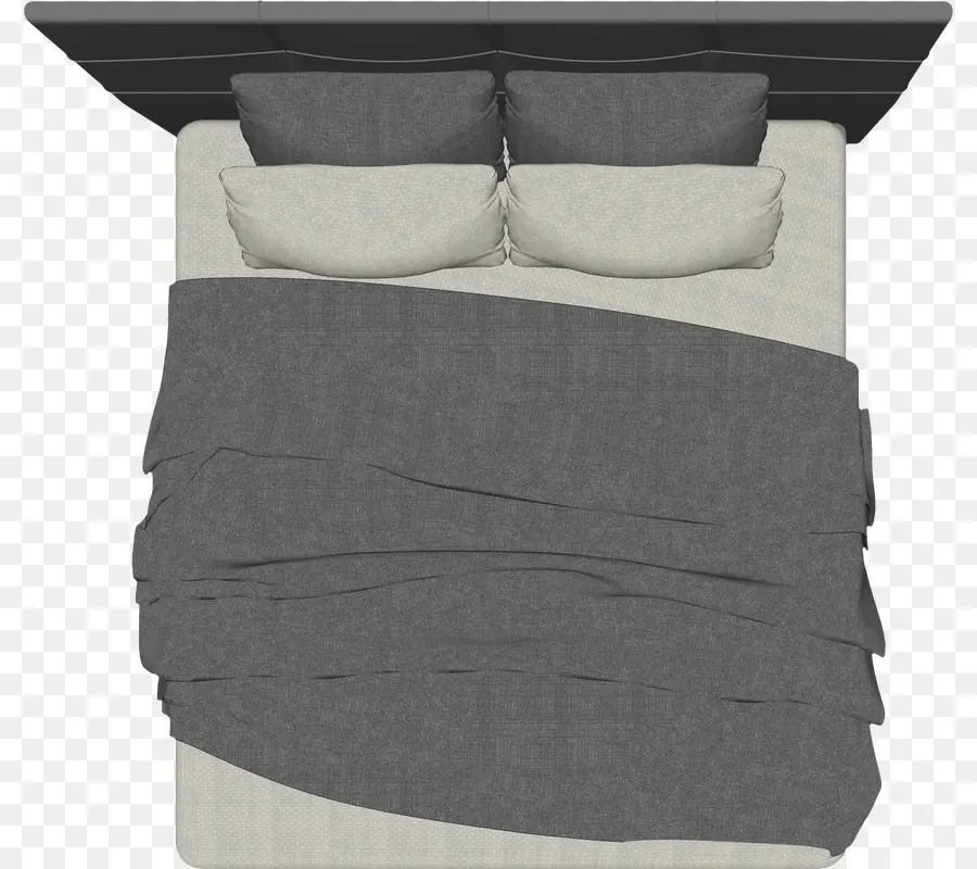кровать，план этажа PNG