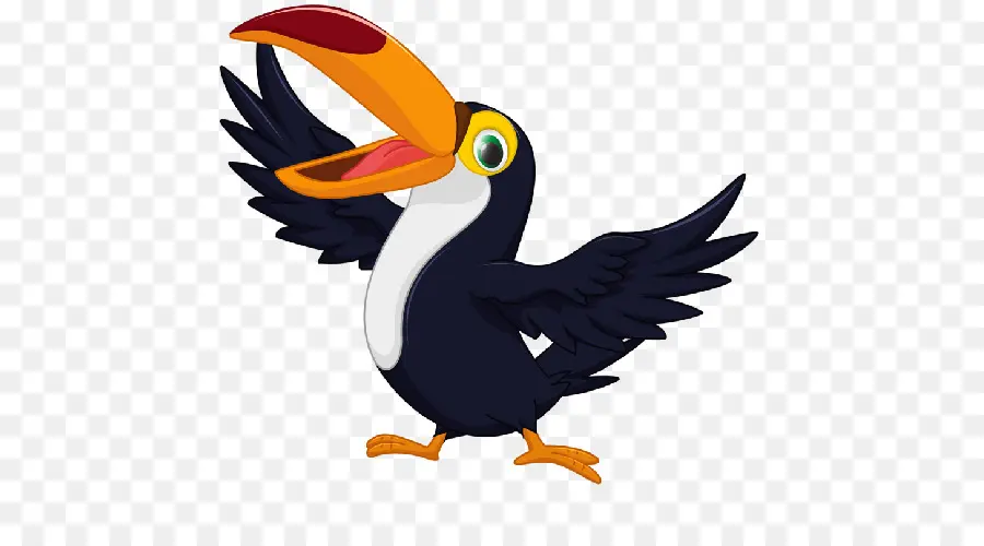 птица，тукан PNG