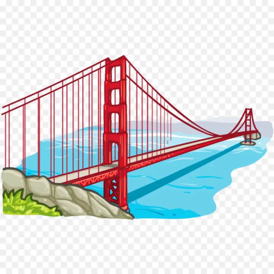 мост Золотые ворота，Сан Франциско PNG