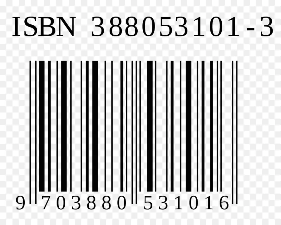 Штрих код，Isbn PNG