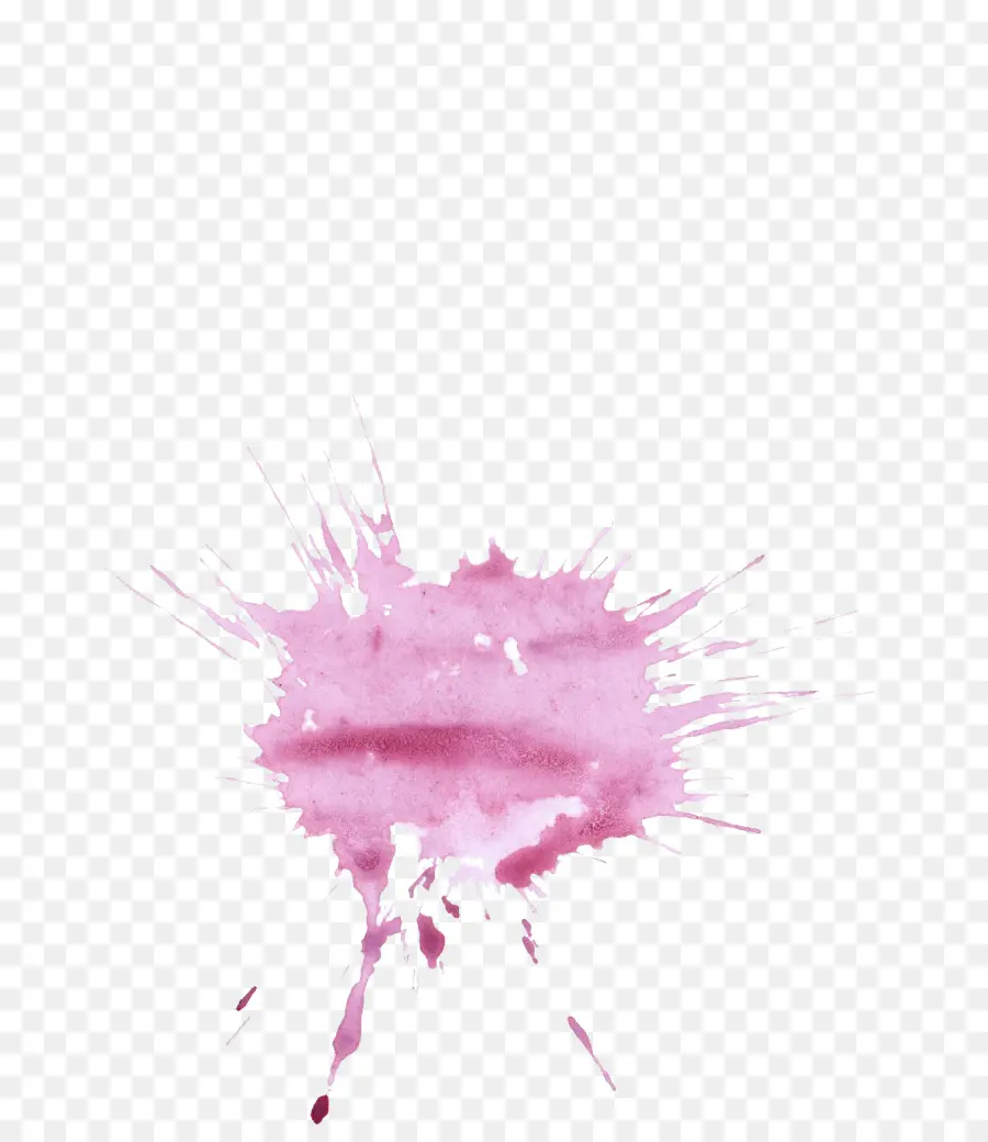 акварельная живопись，фиолетовый PNG