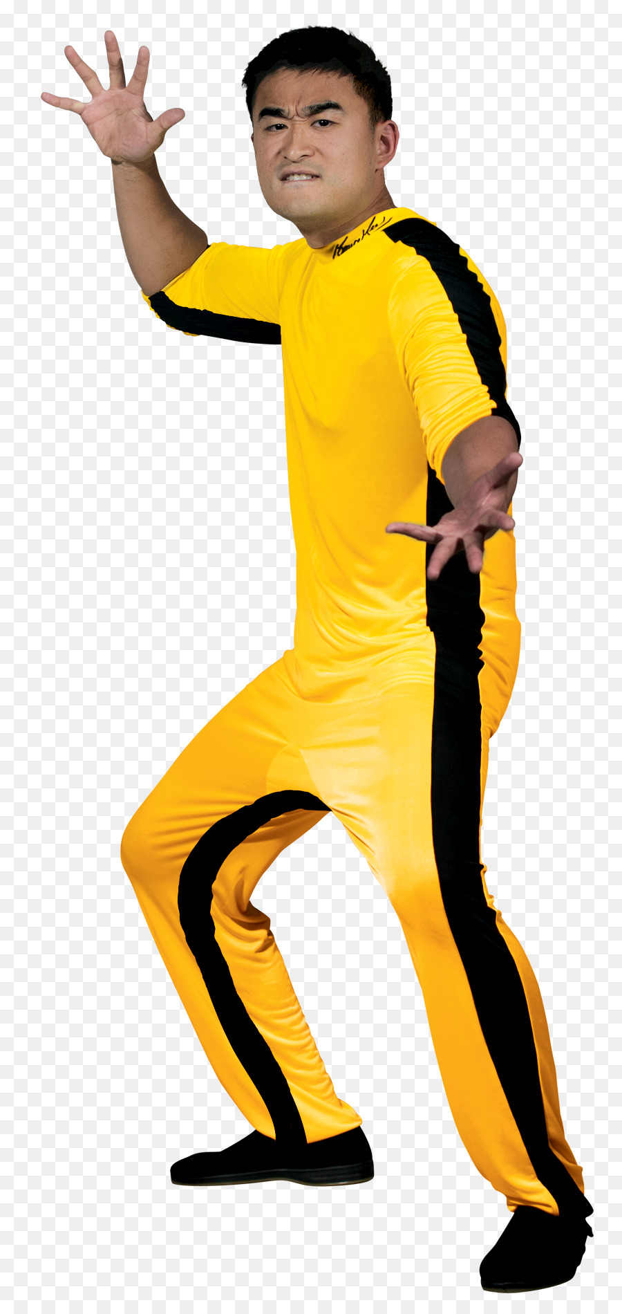 Брюс ли в желтом костюме фото