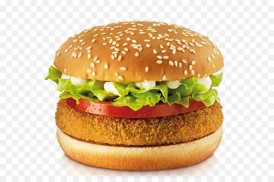 вегетарианский бургер，гамбургер PNG