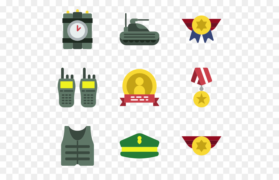 компьютерные иконки，армия PNG