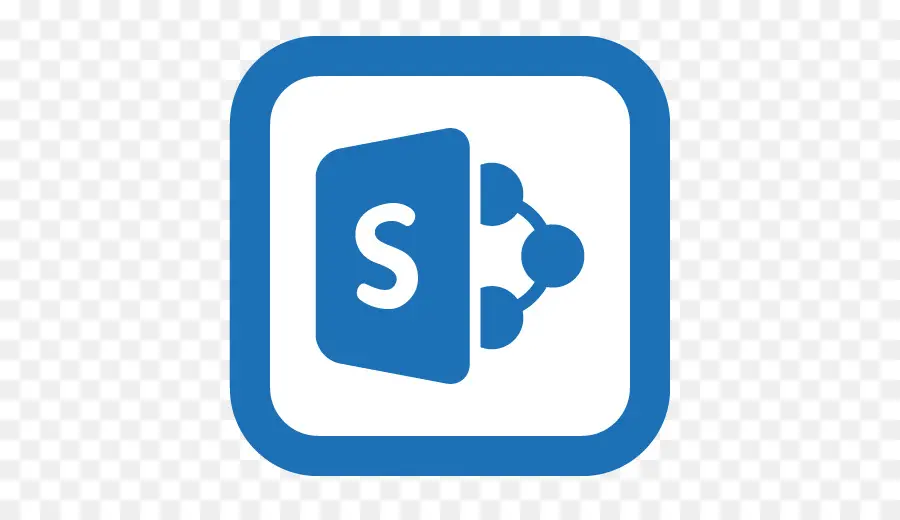 Логотип Sharepoint，Синий PNG