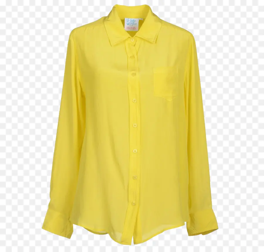 блуза，желтый PNG
