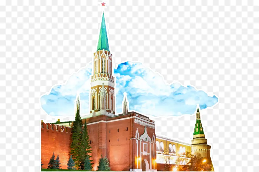 Кремль，Красный PNG