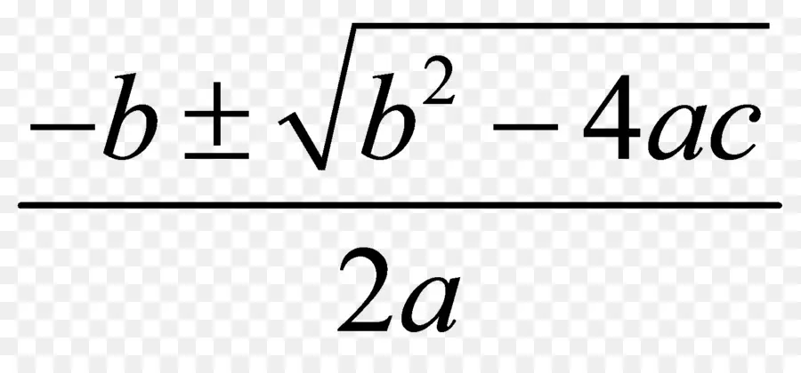 квадратное уравнение，квадратичная формула PNG
