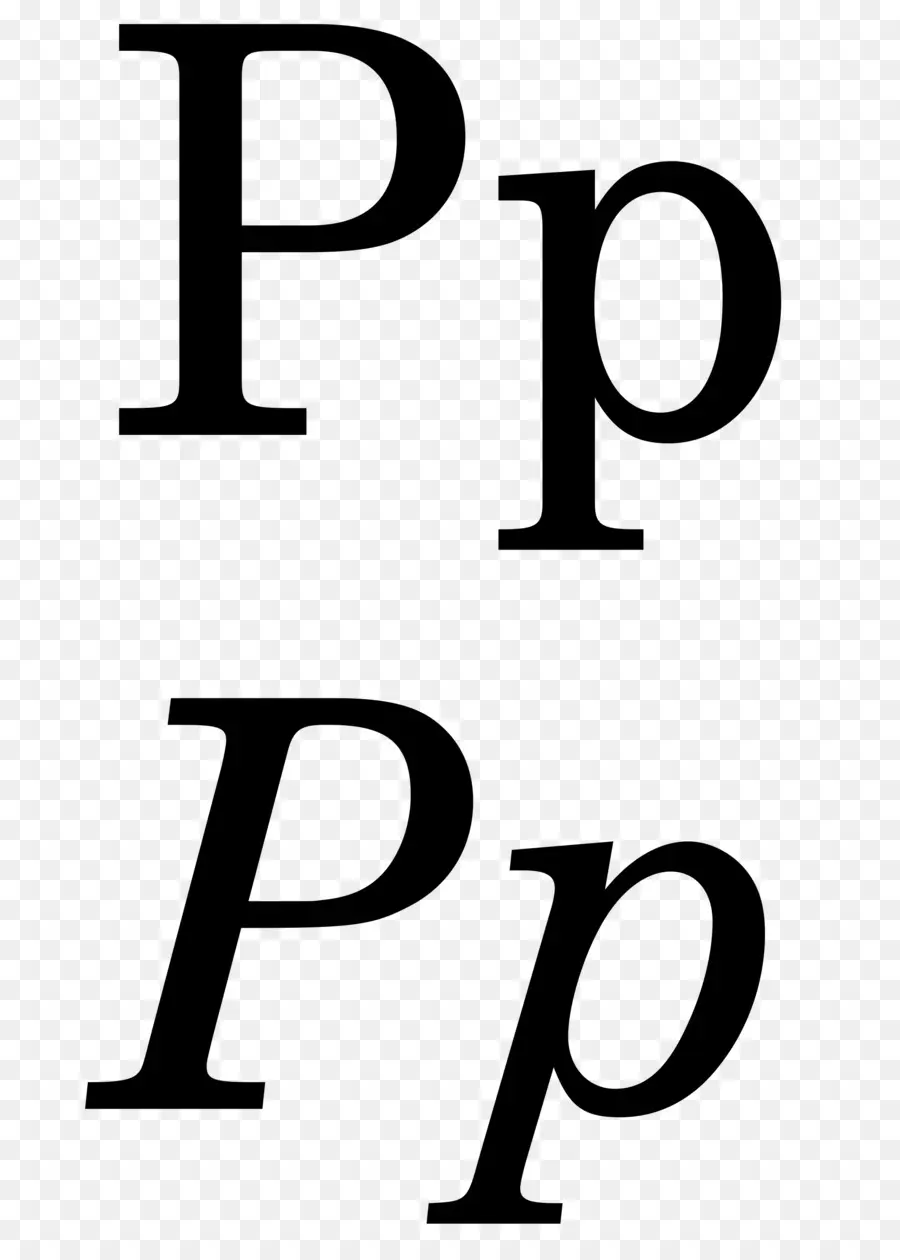 P，латинский алфавит PNG