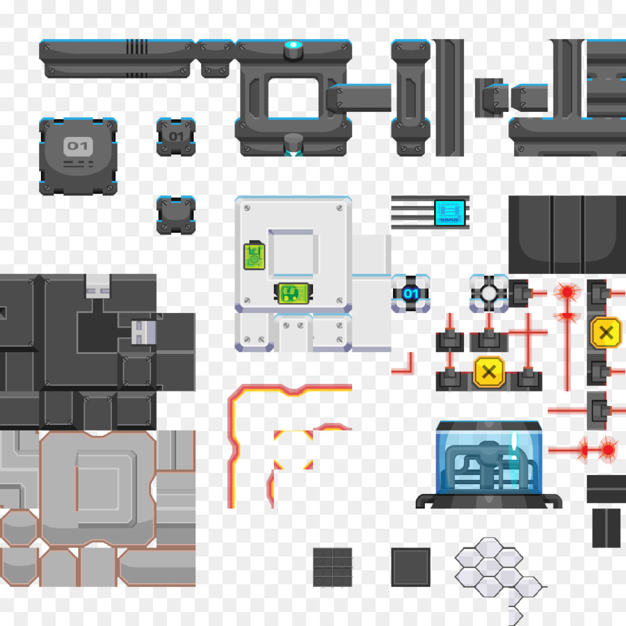 в Teeworlds，видео игры Tilebased PNG