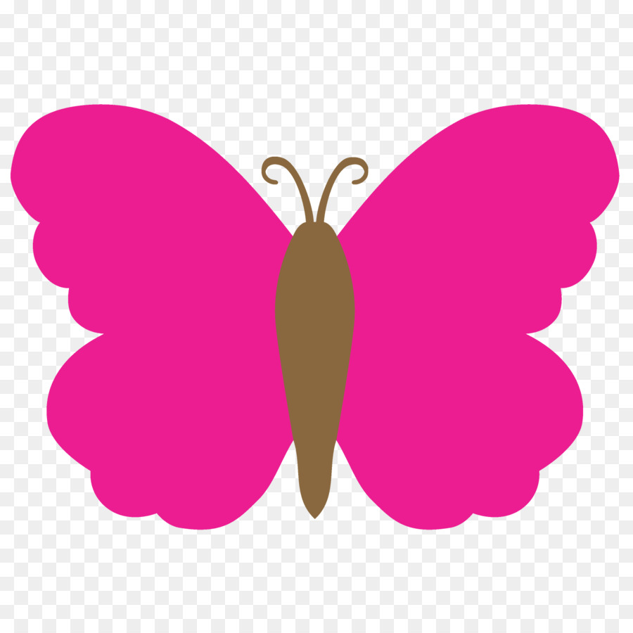 Бабочки для вырезания розовые