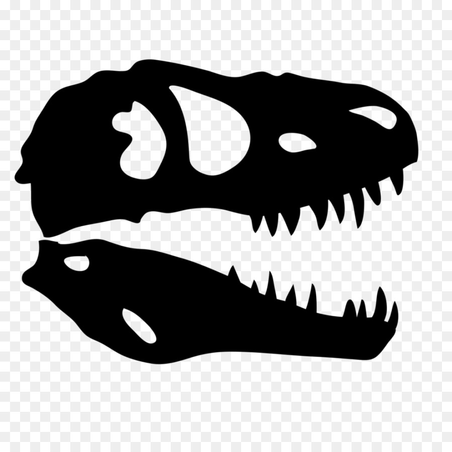 Силуэт головы динозавра