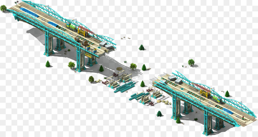 железнодорожный транспорт，мост PNG