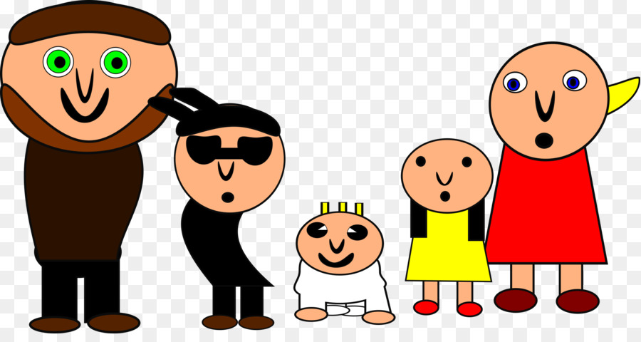 семья，мультфильм PNG