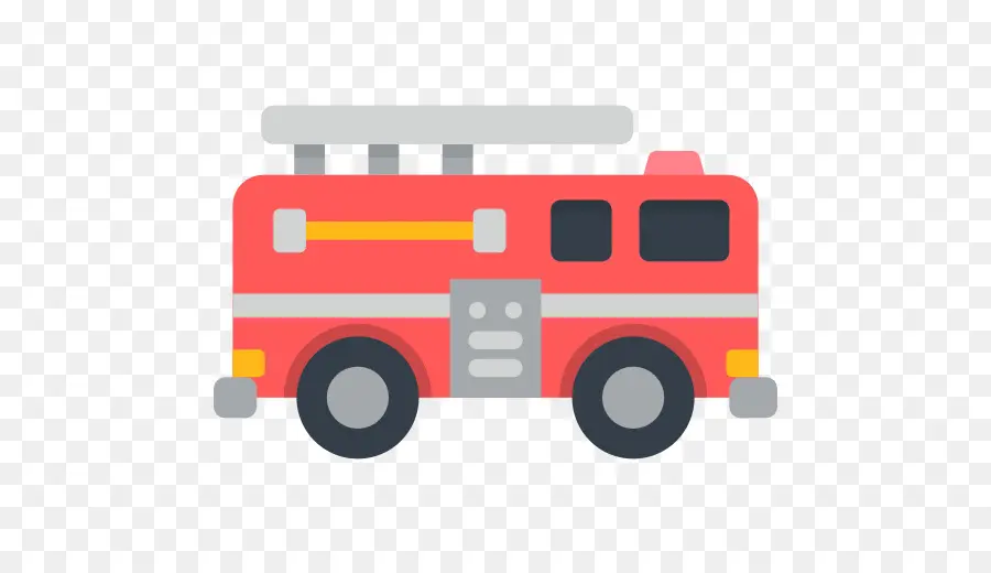 пожарная машина，пожарный PNG