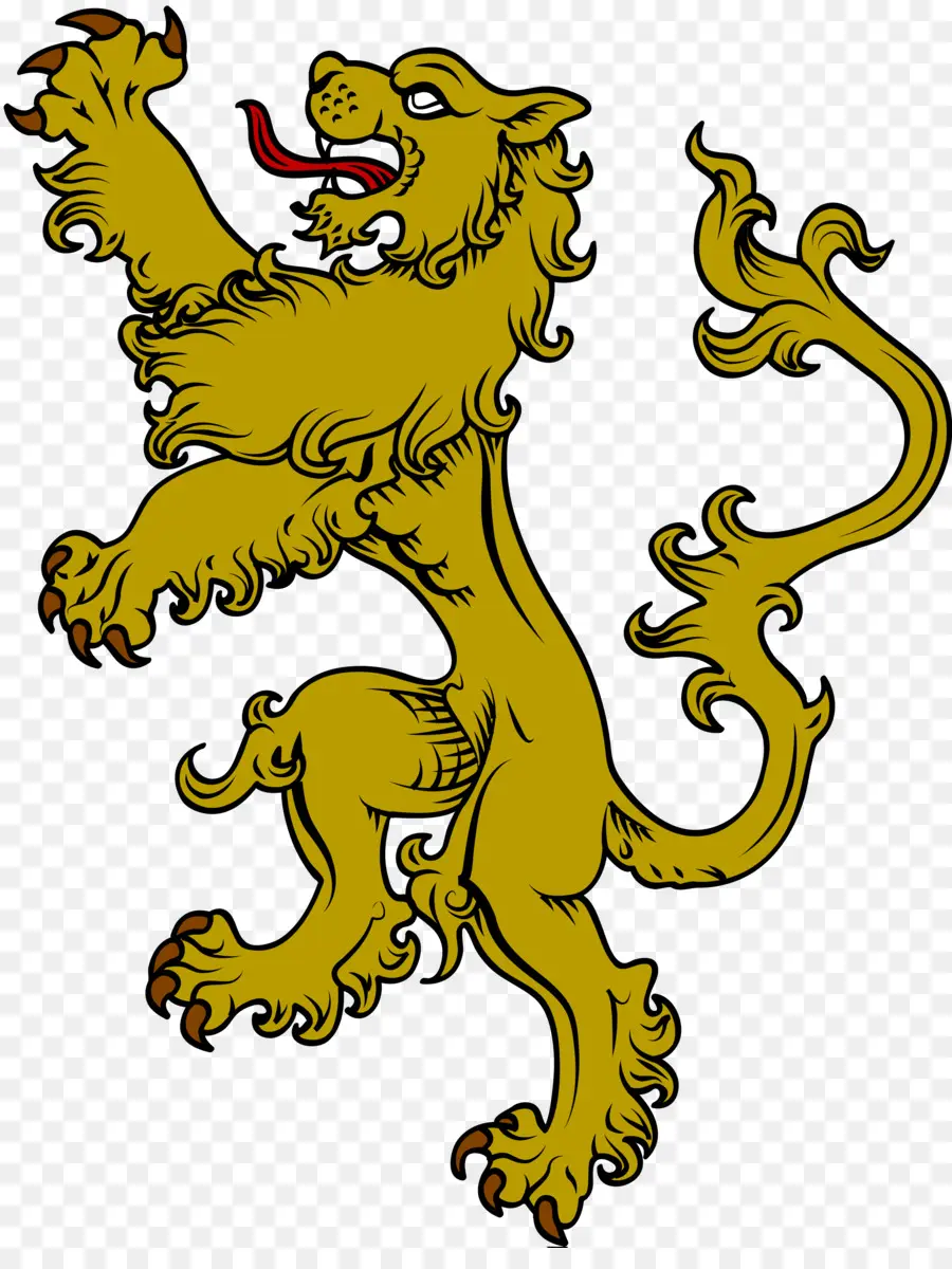 Лев，герб PNG