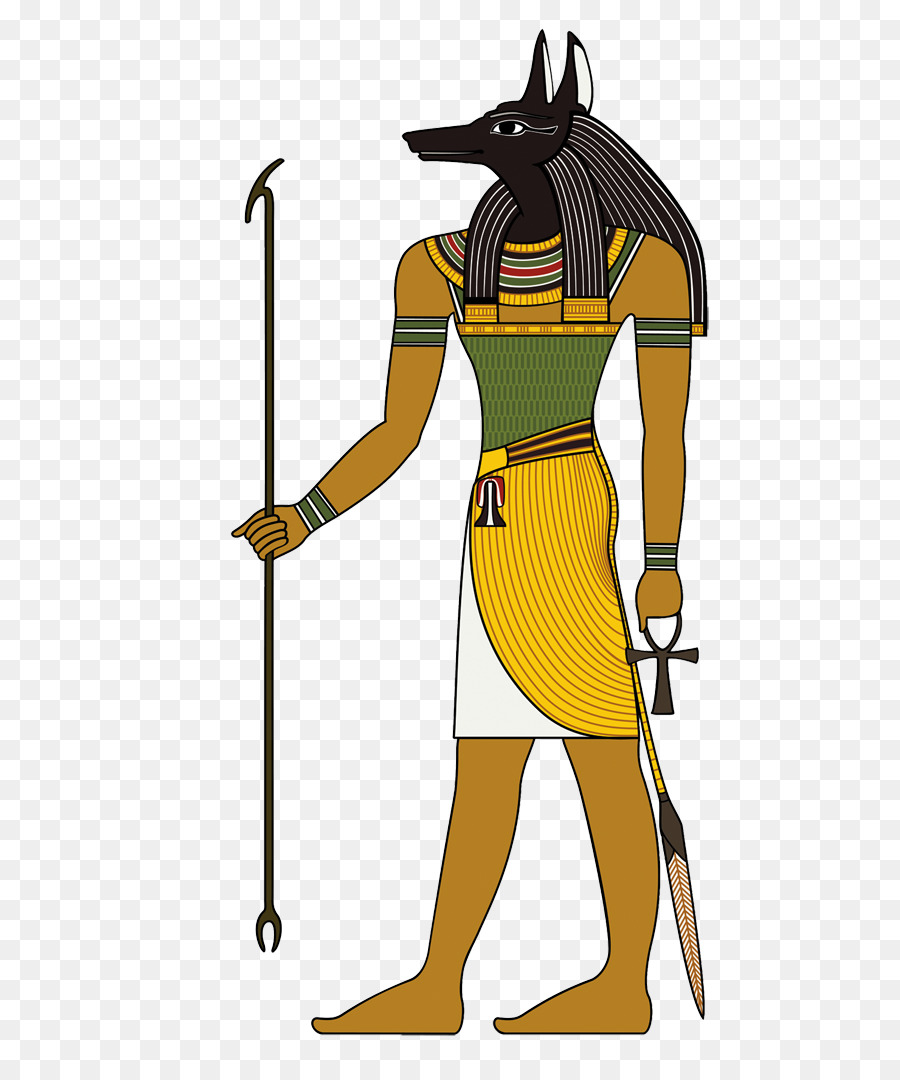 Бог Анубис в древнем Египте рисунок