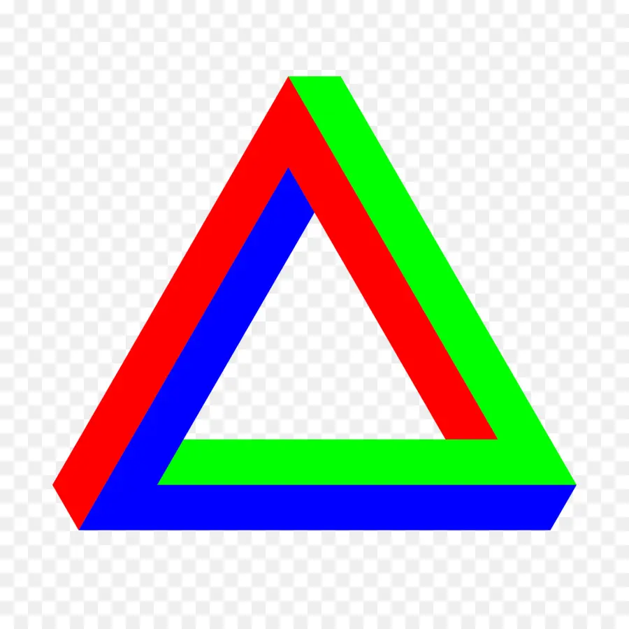 треугольник пенроуза，цветовая модель Rgb PNG
