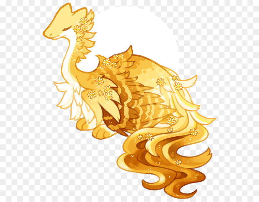 дракон，золото PNG