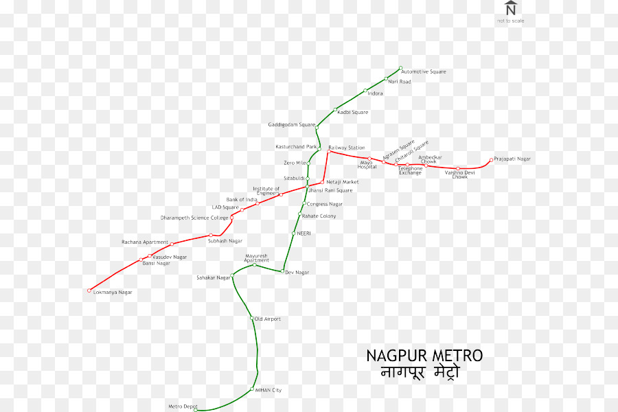 карта，Нагпур PNG