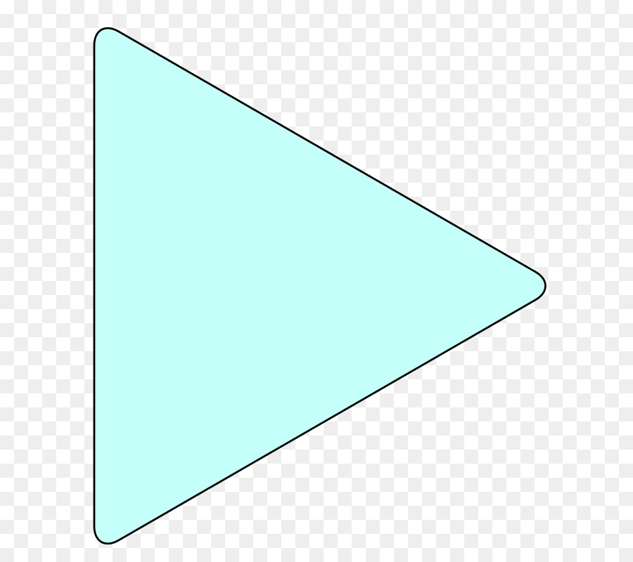 треугольник，бирюзовый PNG