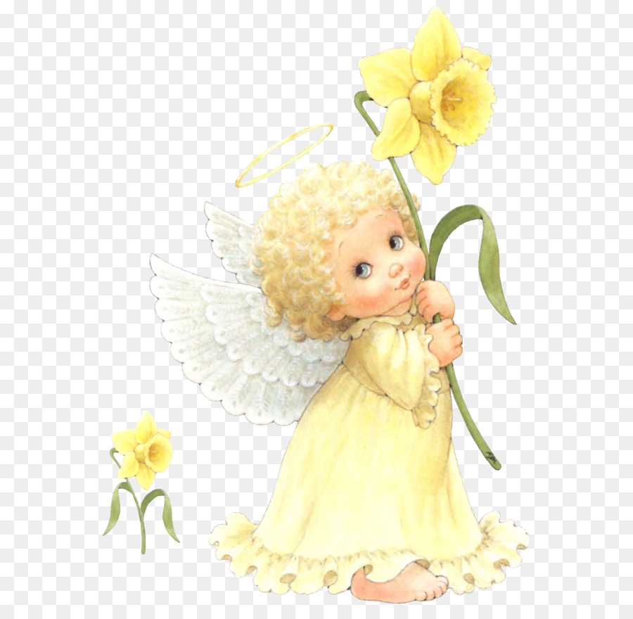 Ангелочек с цветочком