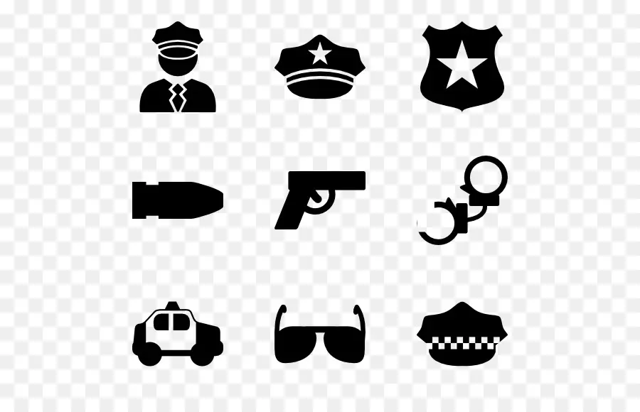 компьютерные иконки，полиция PNG