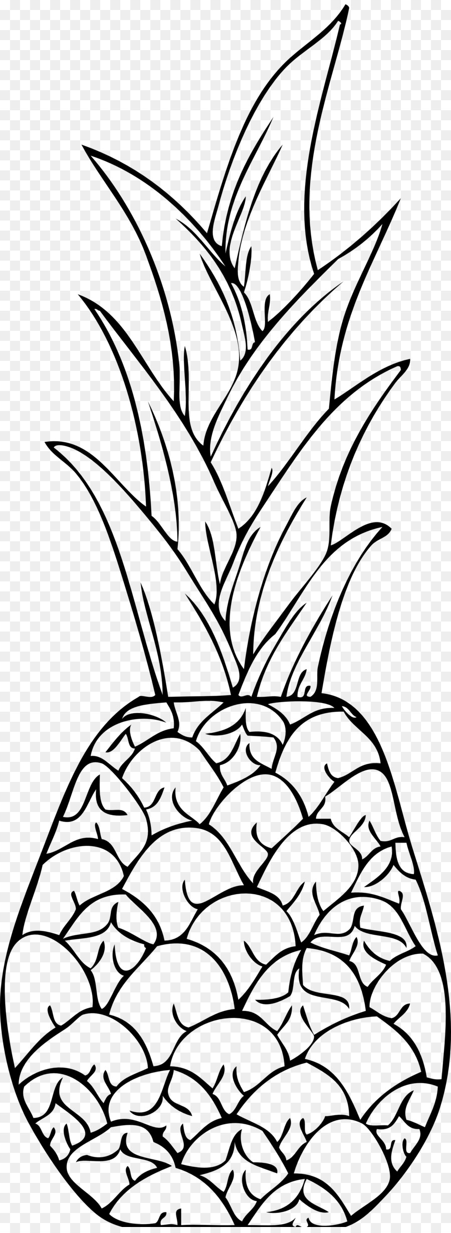 ананас，рисунок PNG