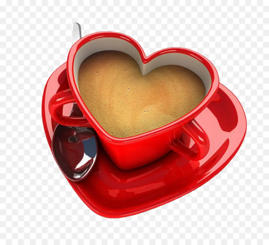 кофе，сердце PNG