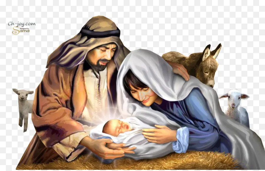 святое семейство，Рождества Иисуса PNG