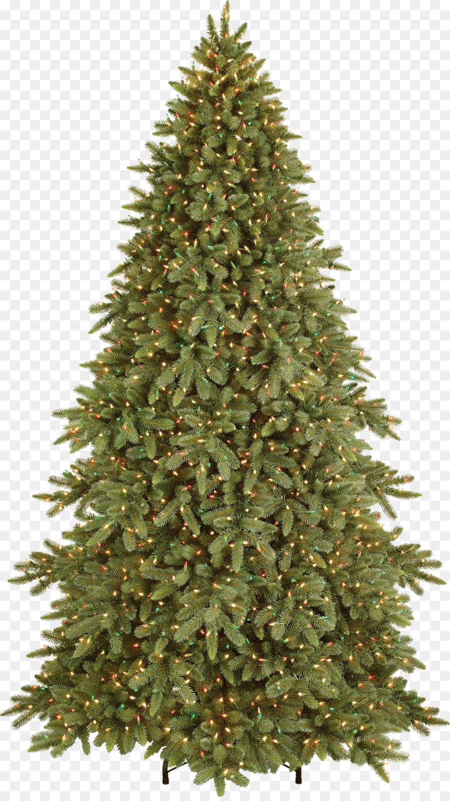 Рождественская елка，Prelit дерево PNG