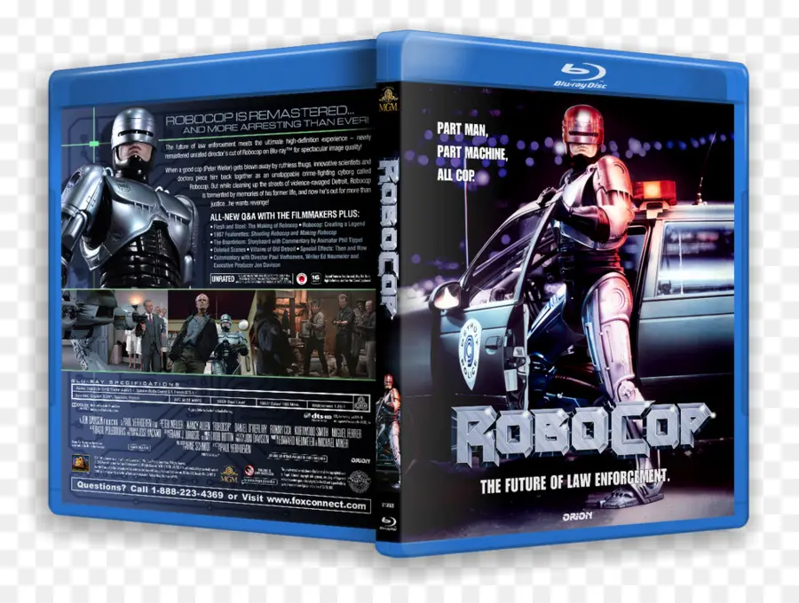 Робокоп Blu Ray，фильм PNG