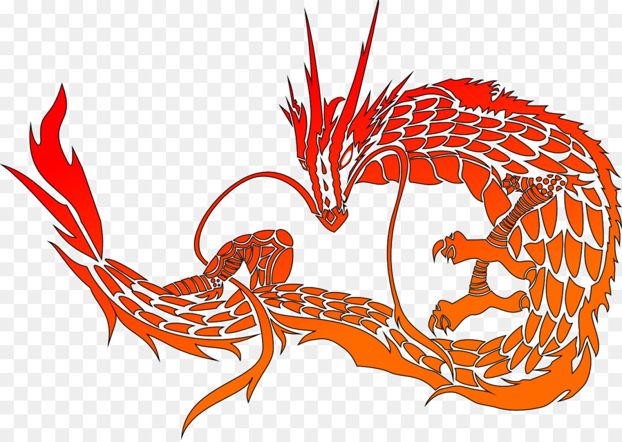 дракон，татуировки PNG