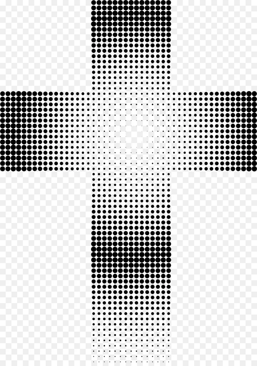 христианский крест，полутона PNG