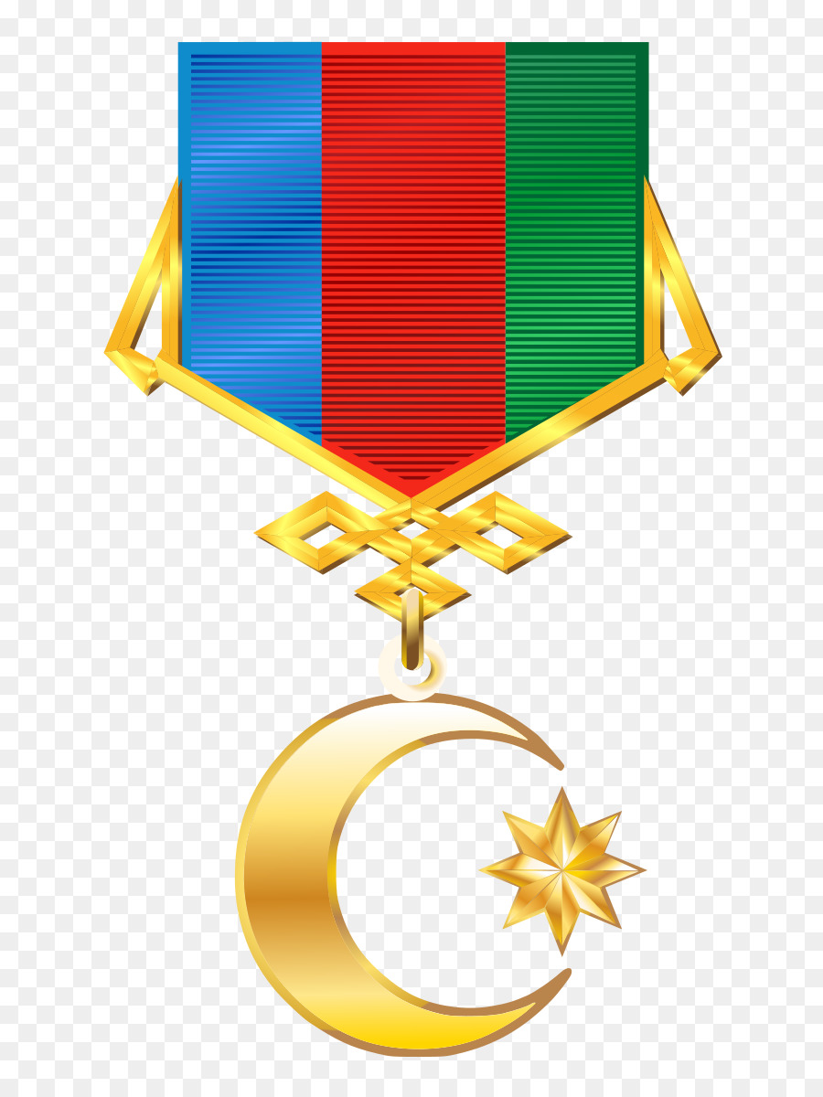 Азербайджан，медаль гызыл улдуз PNG