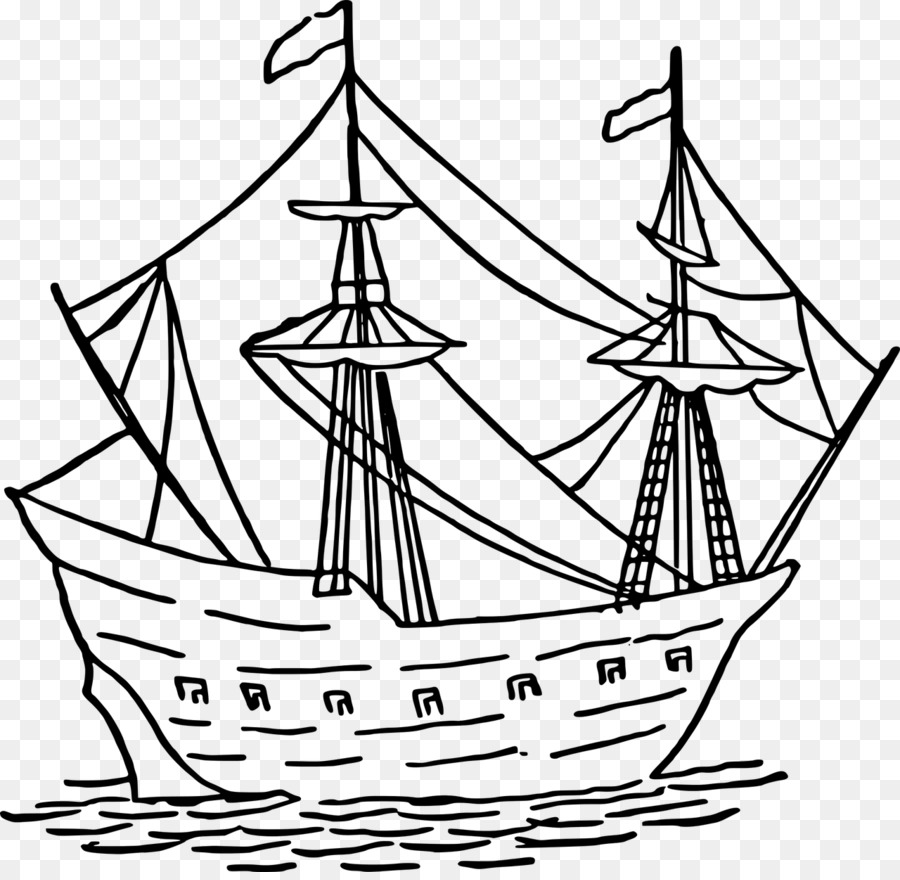 Каравелла корабль рисунок