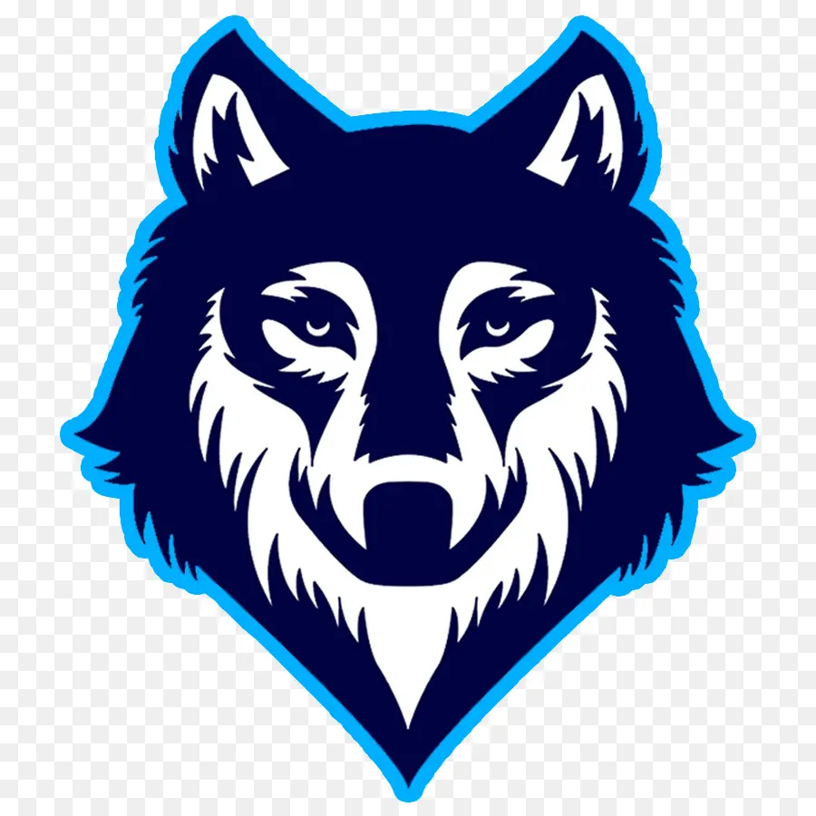 серый волк，логотип PNG