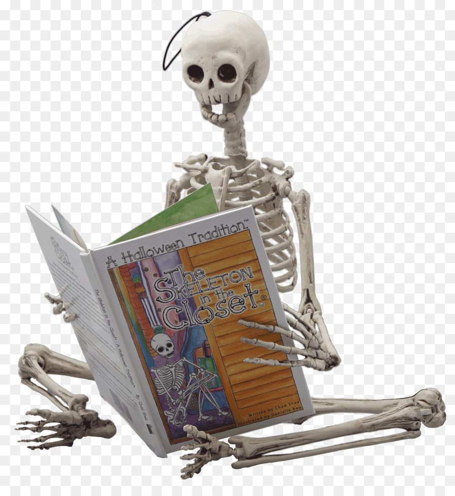 Скелет с книжкой