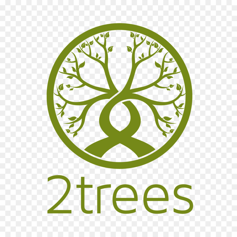 Логотип 2trees，дерево PNG