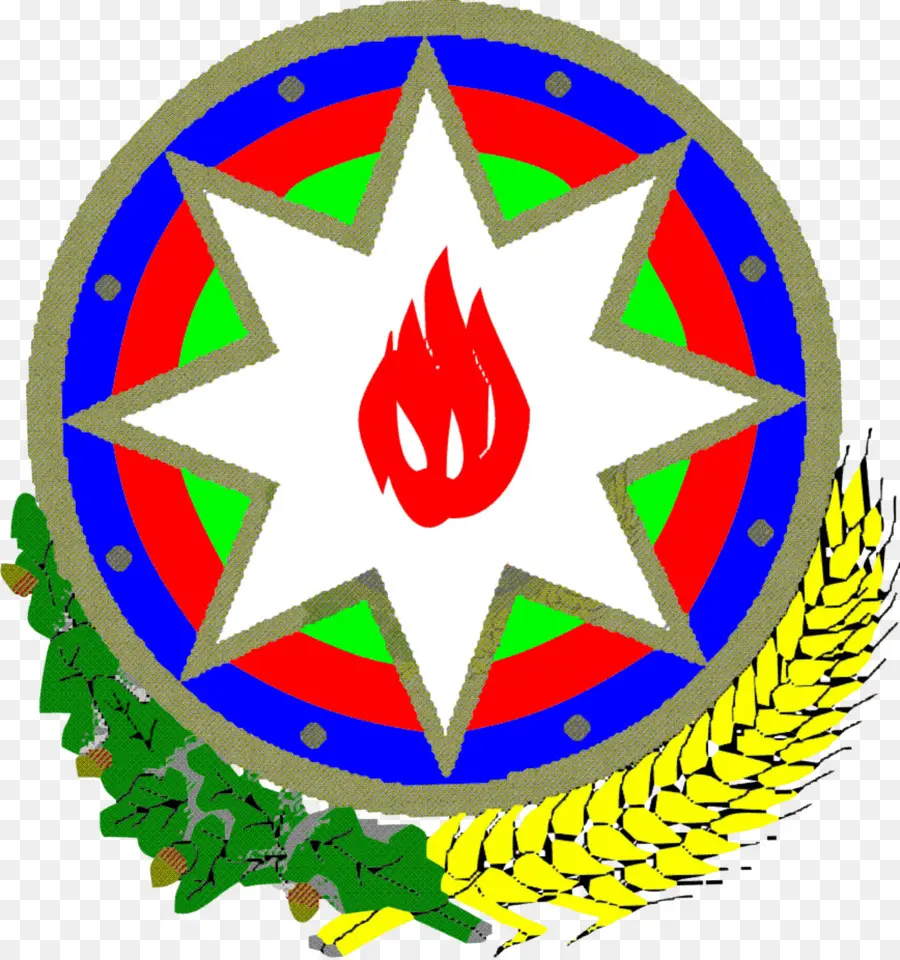 Азербайджан，герб PNG
