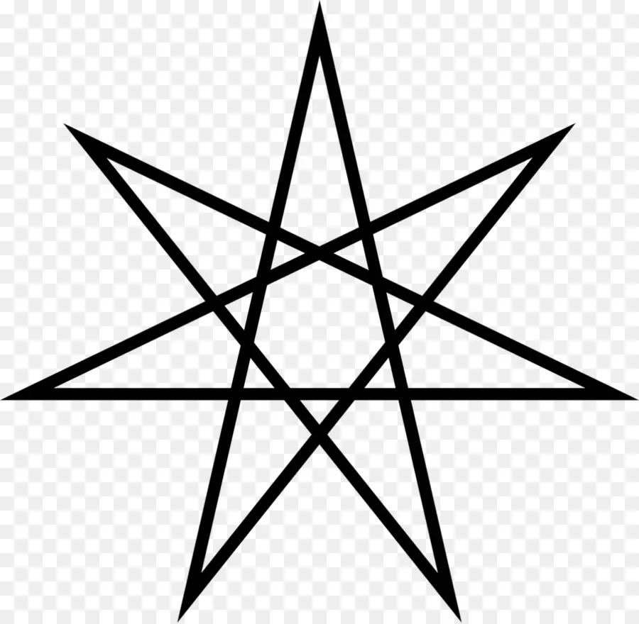 гептаграмма，Fivepointed звезда PNG