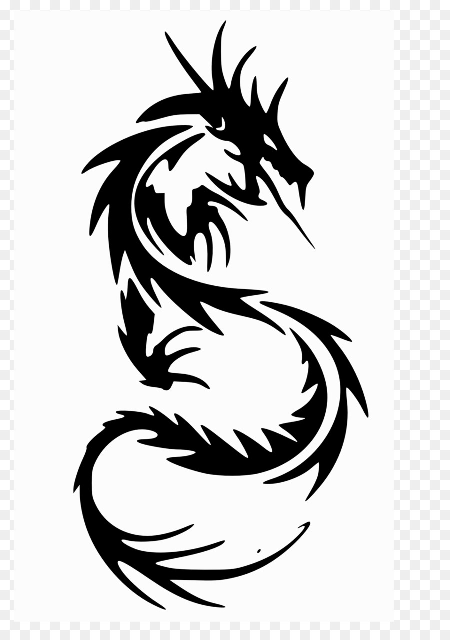 дракон，татуировки PNG