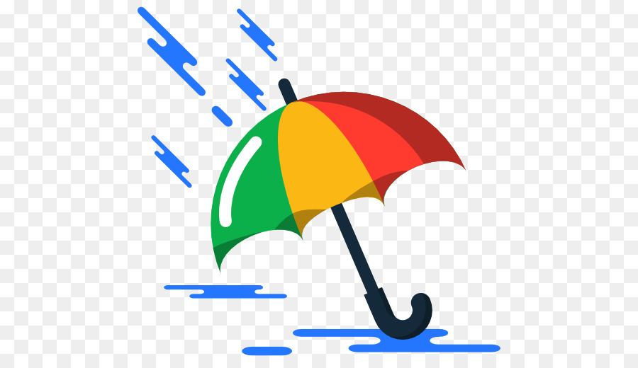 дождь，зонтик PNG