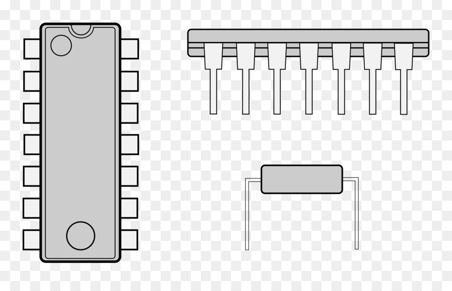 Электронные компоненты，чипсы PNG