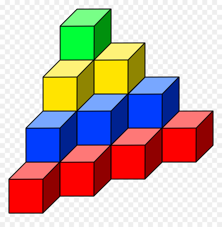 Пирамида из кубиков