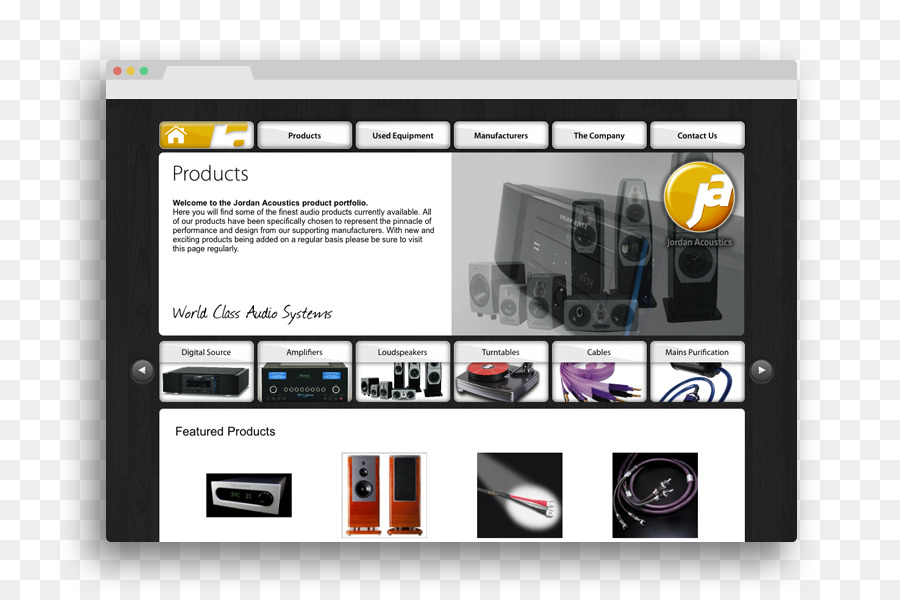 Иордания акустика，веб дизайн PNG