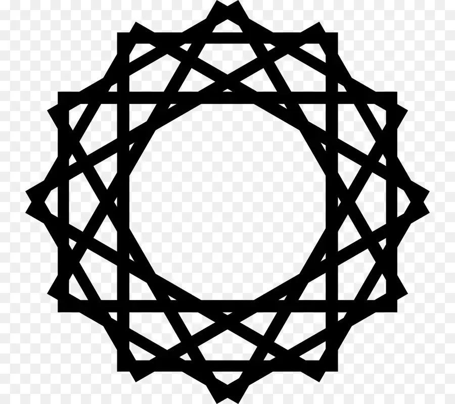 исламские геометрические узоры，символы ислама PNG