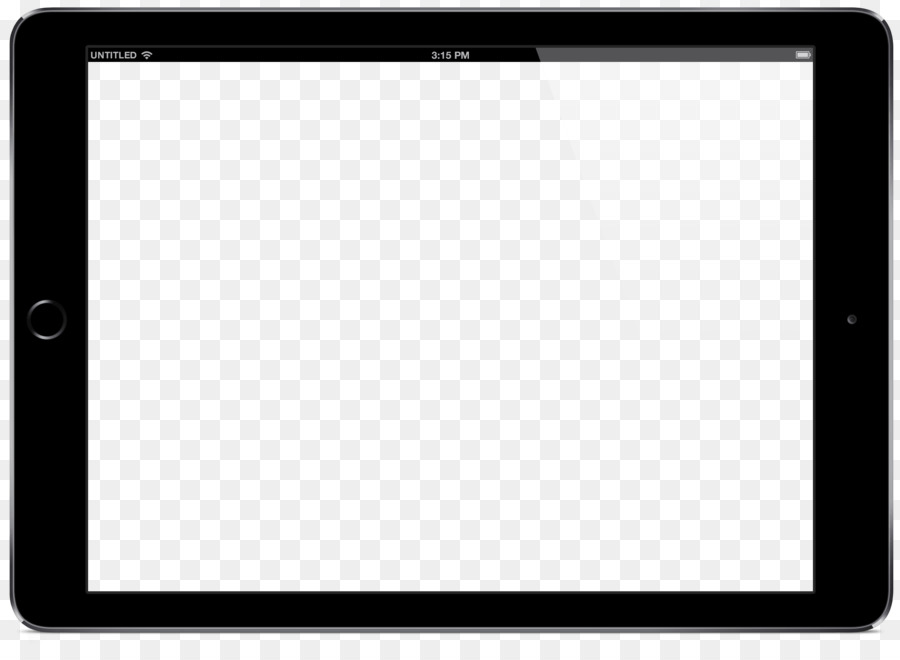Черная рамка для планшета，Устройство PNG