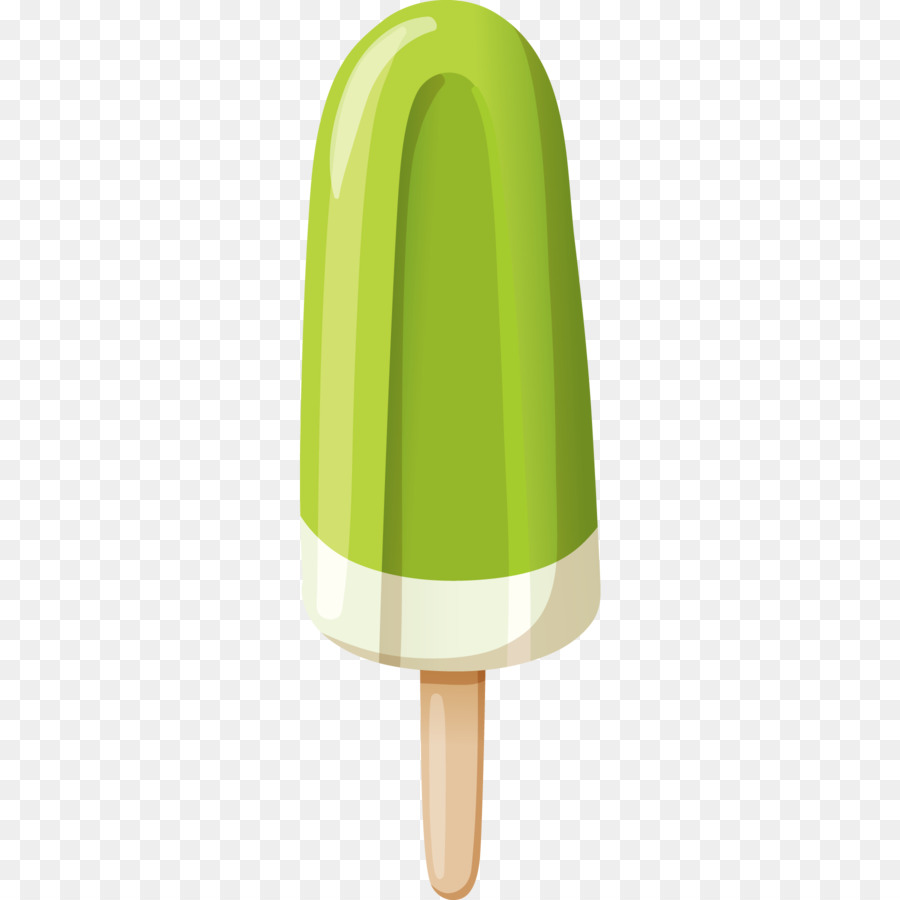 Мороженое на палочке зелённгое